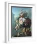 Still Life of Flowers on a Terrace-Pierre Bourgogne-Framed Giclee Print