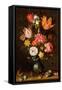 Still Life of Flowers with Insects-Balthasar van der Ast-Framed Stretched Canvas