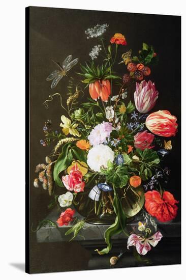 Still Life of Flowers-Jan Davidsz de Heem-Stretched Canvas