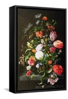 Still Life of Flowers-Jan Davidsz de Heem-Framed Stretched Canvas