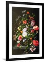 Still Life of Flowers-Jan Davidsz de Heem-Framed Premium Giclee Print