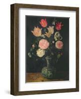 Still Life of Flowers-Jan Brueghel the Elder-Framed Giclee Print