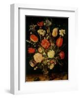 Still Life of Flowers-Jan Brueghel the Elder-Framed Giclee Print