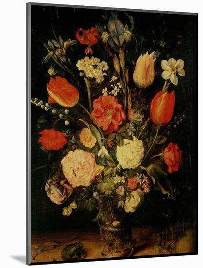 Still Life of Flowers-Jan Brueghel the Elder-Mounted Giclee Print