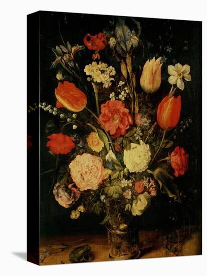 Still Life of Flowers-Jan Brueghel the Elder-Stretched Canvas