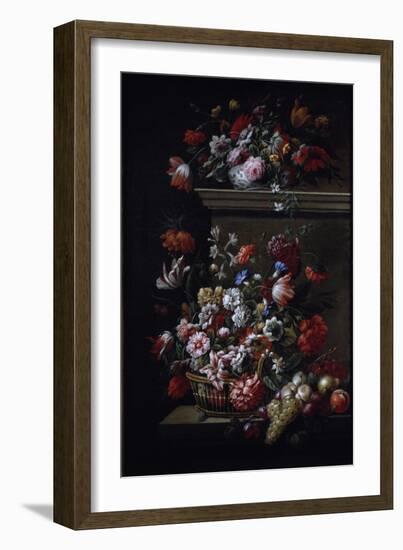 Still Life of Flowers-J-B Monnoyer and Jakob Bogdany-Framed Giclee Print