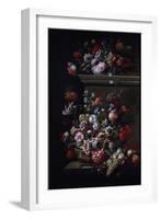 Still Life of Flowers-J-B Monnoyer and Jakob Bogdany-Framed Giclee Print