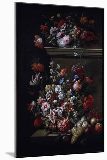 Still Life of Flowers-J-B Monnoyer and Jakob Bogdany-Mounted Giclee Print