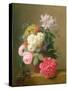 Still Life of Flowers-Arnoldus Bloemers-Stretched Canvas