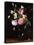 Still Life of Flowers-Daniel Seghers-Stretched Canvas