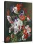 Still Life of Flowers-Jean Benner-Stretched Canvas