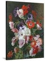 Still Life of Flowers-Jean Benner-Stretched Canvas