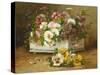 Still Life of Flowers-Eugene Henri Cauchois-Stretched Canvas