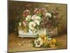 Still Life of Flowers-Eugene Henri Cauchois-Mounted Giclee Print