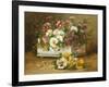 Still Life of Flowers-Eugene Henri Cauchois-Framed Giclee Print