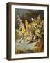 Still Life of Floxgloves, Mushrooms, Snapdragons, and Thistles-Thomas Worsey-Framed Giclee Print