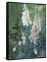 Still Life of Foxgloves-Mary Margetts-Framed Stretched Canvas