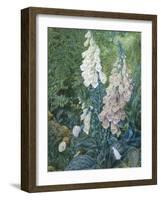 Still Life of Foxgloves-Mary Margetts-Framed Giclee Print