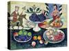 Still Life of Fruit, 1913-Ilya Ivanovich Mashkov-Stretched Canvas