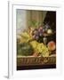 Still Life of Fruit, a Tazza and a Bird's Nest-Edward Ladell-Framed Giclee Print