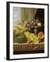 Still Life of Fruit, a Tazza and a Bird's Nest-Edward Ladell-Framed Premium Giclee Print