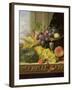 Still Life of Fruit, a Tazza and a Bird's Nest-Edward Ladell-Framed Giclee Print