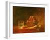 Still Life of Fruit and a Glass, 1759-Jean-Baptiste Simeon Chardin-Framed Giclee Print