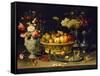 Still Life of Fruit and Flowers, 1608 - 1621-Clara Peeters-Framed Stretched Canvas