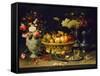 Still Life of Fruit and Flowers, 1608 - 1621-Clara Peeters-Framed Stretched Canvas