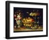 Still Life of Fruit and Flowers, 1608 - 1621-Clara Peeters-Framed Premium Giclee Print