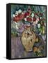 Still Life of Fruit and Flowers in a Vase-George Leslie Hunter-Framed Stretched Canvas