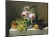 Still Life of Fruit and Flowers-Erdmann Schultz-Mounted Giclee Print