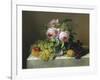 Still Life of Fruit and Flowers-Erdmann Schultz-Framed Giclee Print