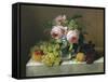 Still Life of Fruit and Flowers-Erdmann Schultz-Framed Stretched Canvas