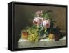 Still Life of Fruit and Flowers-Erdmann Schultz-Framed Stretched Canvas