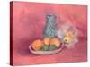 Still Life of Fruit and Jug-Joyce Haddon-Stretched Canvas