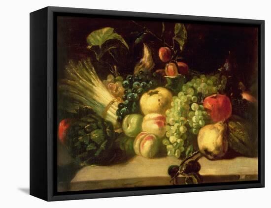 Still Life of Fruit and Vegetables-Théodore Géricault-Framed Stretched Canvas