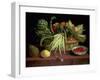 Still Life of Fruit and Vegetables-J. Linnard-Framed Giclee Print