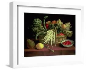 Still Life of Fruit and Vegetables-J. Linnard-Framed Giclee Print