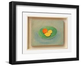 Still Life of Fruit Bowl-Jasper Galloway-Framed Giclee Print