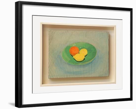 Still Life of Fruit Bowl-Jasper Galloway-Framed Giclee Print