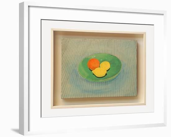 Still Life of Fruit Bowl-Jasper Galloway-Framed Giclee Print