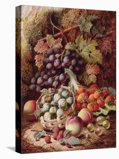 Still Life of Fruit II-Oliver Clare-Stretched Canvas