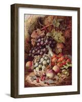 Still Life of Fruit II-Oliver Clare-Framed Giclee Print