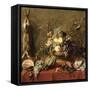 Still Life of Fruit in a Basket-Frans Snyders Or Snijders-Framed Stretched Canvas