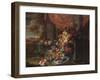 Still Life of Fruit in a Landscape Setting-Jan Pauwel the Elder Gillemans-Framed Giclee Print