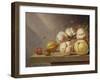 Still Life of Fruit on a Ledge (Panel)-Harmen van Steenwyck-Framed Giclee Print