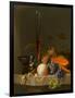 Still Life of Fruit on a Ledge with a Roemer and a Wine Glass-Jacob Van Walscapelle-Framed Giclee Print