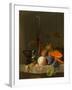 Still Life of Fruit on a Ledge with a Roemer and a Wine Glass-Jacob Van Walscapelle-Framed Giclee Print