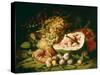 Still Life of Fruit on a Ledge-Frans Snyders-Stretched Canvas